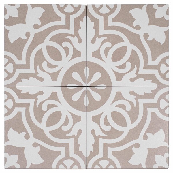 Andova Tiles Bliss 8 in. x 8 in. Porcelain Spanish / Moroccan Wall and Floor Tile SAM-ANDBLI286 - main